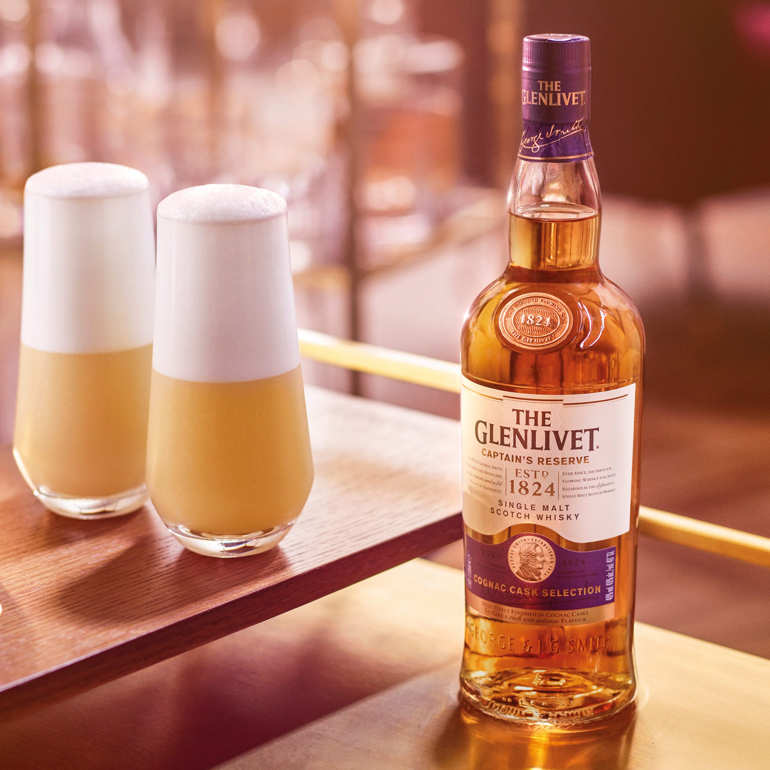 the glenlivet captains reserve the gallantry whisky cocktail drink